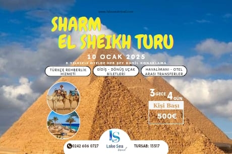 İSTANBUL ÇIKIŞLI 3 GECE 4 GÜN SHARM EL SHEIKH TURU